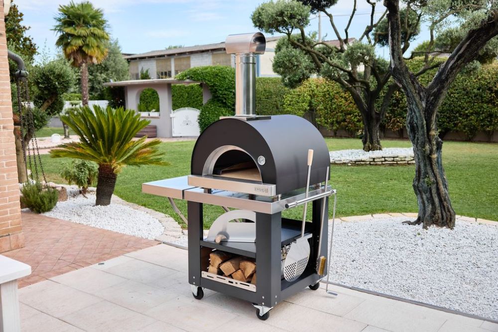 Oveneat GRX-1X Stainless Steel Gas Single Pizza Oven with Stainless Steel Door includes Pizza Peel