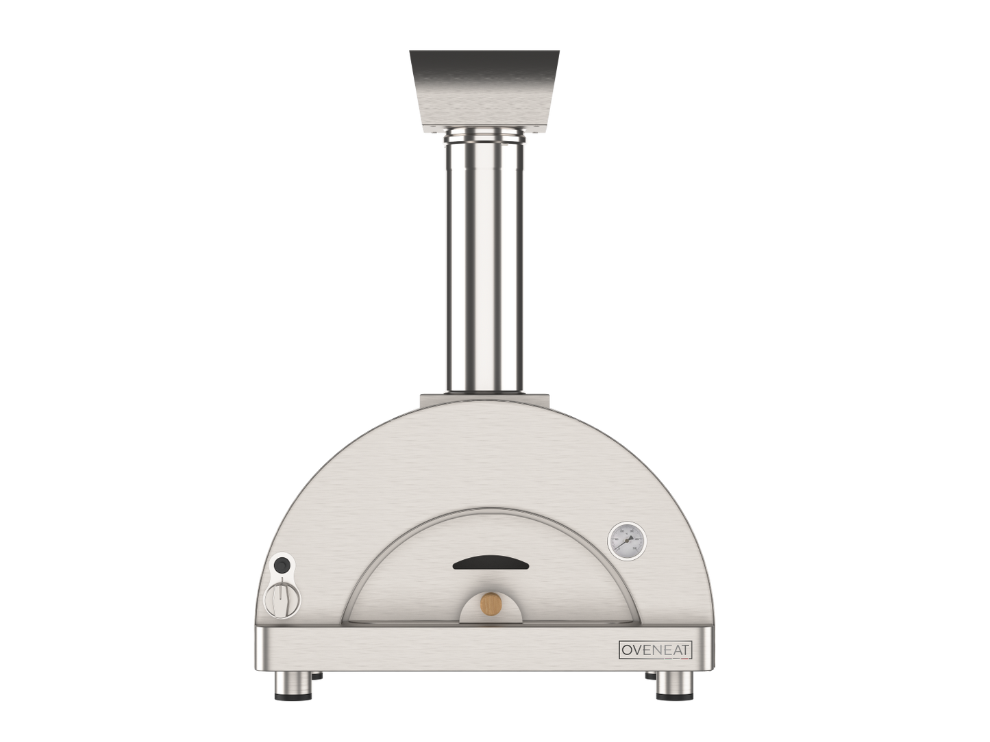 Oveneat GRX-1X Stainless Steel Gas Single Pizza Oven with Stainless Steel Door includes Pizza Peel