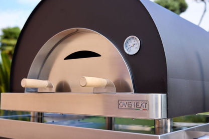 Oveneat GRX-1X Stainless Steel Gas Single Pizza Oven with Stainless Steel Door includes Pizza Peel
