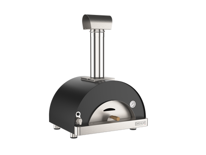 Oveneat GRX-1VG Charcoal Grey Gas Single Pizza Oven with Stainless Steel Door includes Pizza Peel