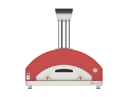 Oveneat GRX-5VR Red Gas Pizza Oven for upto Five Pizzas with Stainless Steel Door includes Pizza Peel