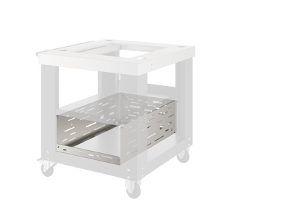 Oveneat TRRX1A012 Wood Storage for Single Pizza Oven - Stainless Steel