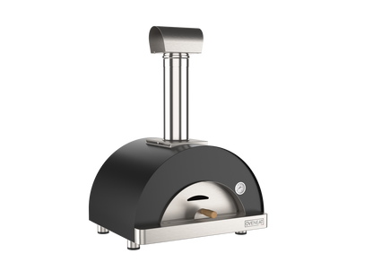 Oveneat WRX-1VG Charcoal Grey Wood fired Pizza oven with stainless steel door. Includes brazier and pizza peel.